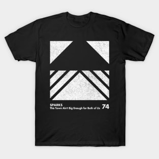 Sparks / Minimal Graphic Design Tribute T-Shirt